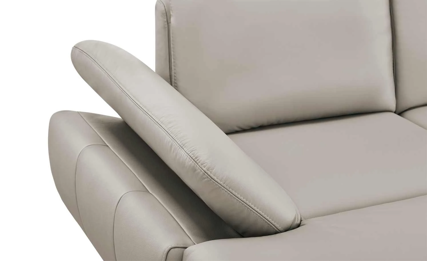 smart Ecksofa Okelani | Beige links Leder 6 smart Ecksofa Okelani | Beige links Leder – Bild 4