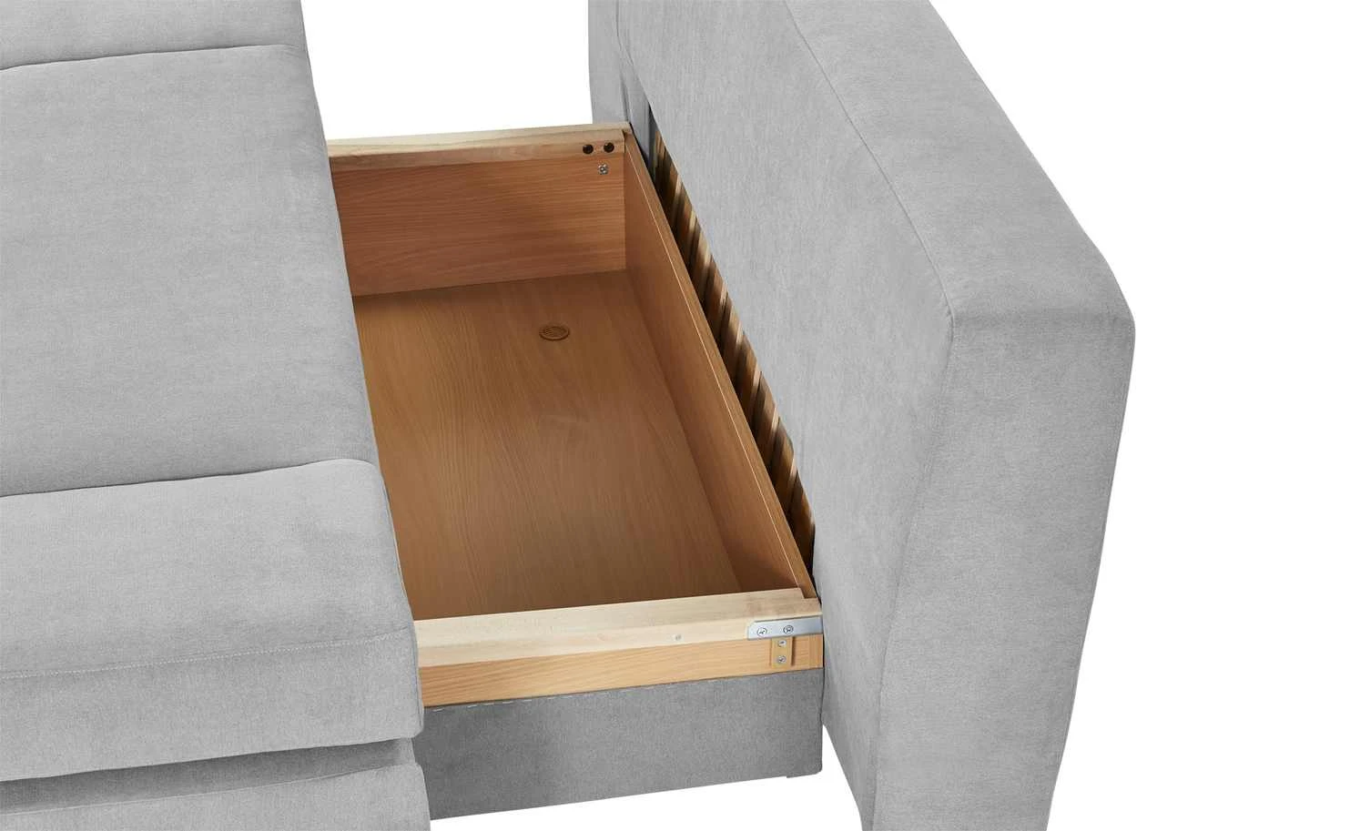 smart Schlafsofa Nina | Hellgrau 4 smart Schlafsofa Nina | Hellgrau – Bild 2