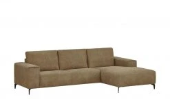 smart Ecksofa Gabriela | Hellbraun rechts Mikrofaser Leder-Optik glatt -Sofas Verkaufsladen 22404331 3 202102081234
