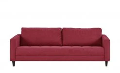 smart Sofa Geradine | 3 Rot Flachgewebe