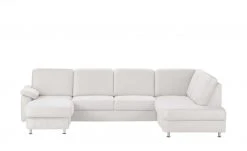 meinSofa Wohnlandschaft Oliver-S | Creme rechts ohne
