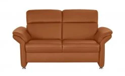 meinSofa Ledersofa Manon | Sunset (Orangebraun) 2 ohne
