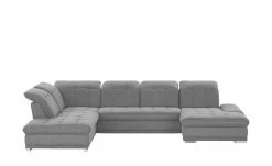 uno Wohnlandschaft Holiday | Silbergrau links ohne Armlehnen- und Kopfteilverstellung Grundfunktion