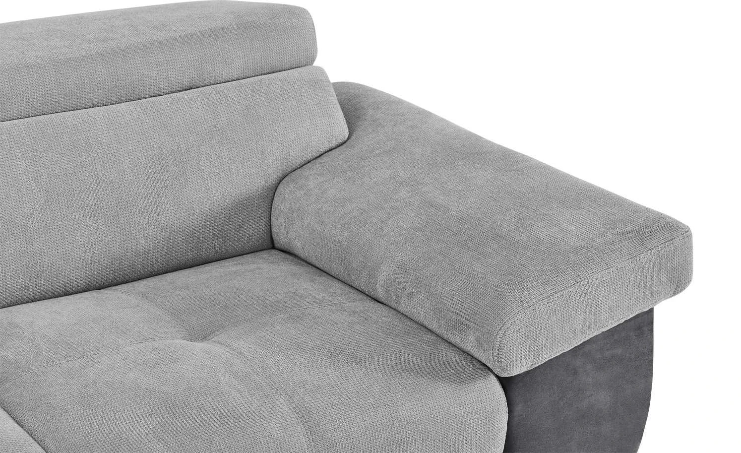 uno Ecksofa Formula | Hellgrau / Dunkelgrau links Grundfunktion 7 uno Ecksofa Formula | Hellgrau / Dunkelgrau links Grundfunktion – Bild 5