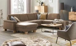 meinSofa Wohnlandschaft Samu | Chai (Braun) rechts ohne