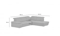switch Ecksofa Avilla | Hellgrau (Grau-Beige) rechts Grundfunktion -Sofas Verkaufsladen 23401662 3 202202022233