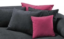 smart Ecksofa Lianea | Flachgewebe Schwarz / Bordeauxrot rechts -Sofas Verkaufsladen 23402163 13 202009250001