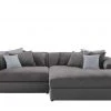 smart Ecksofa Lianea | Flachgewebe Grau / Silbergrau rechts -Sofas Verkaufsladen 23402172 11 201811271603