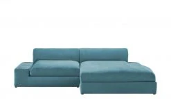 smart Ecksofa Lianea | Flachgewebe Petrol / Grau rechts -Sofas Verkaufsladen 23402175 11 202009242350