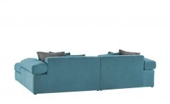 smart Ecksofa Lianea | Flachgewebe Petrol / Grau rechts -Sofas Verkaufsladen 23402175 3 202009242339