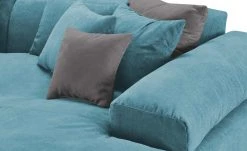 smart Ecksofa Lianea | Flachgewebe Petrol / Grau rechts -Sofas Verkaufsladen 23402175 5 202009242343