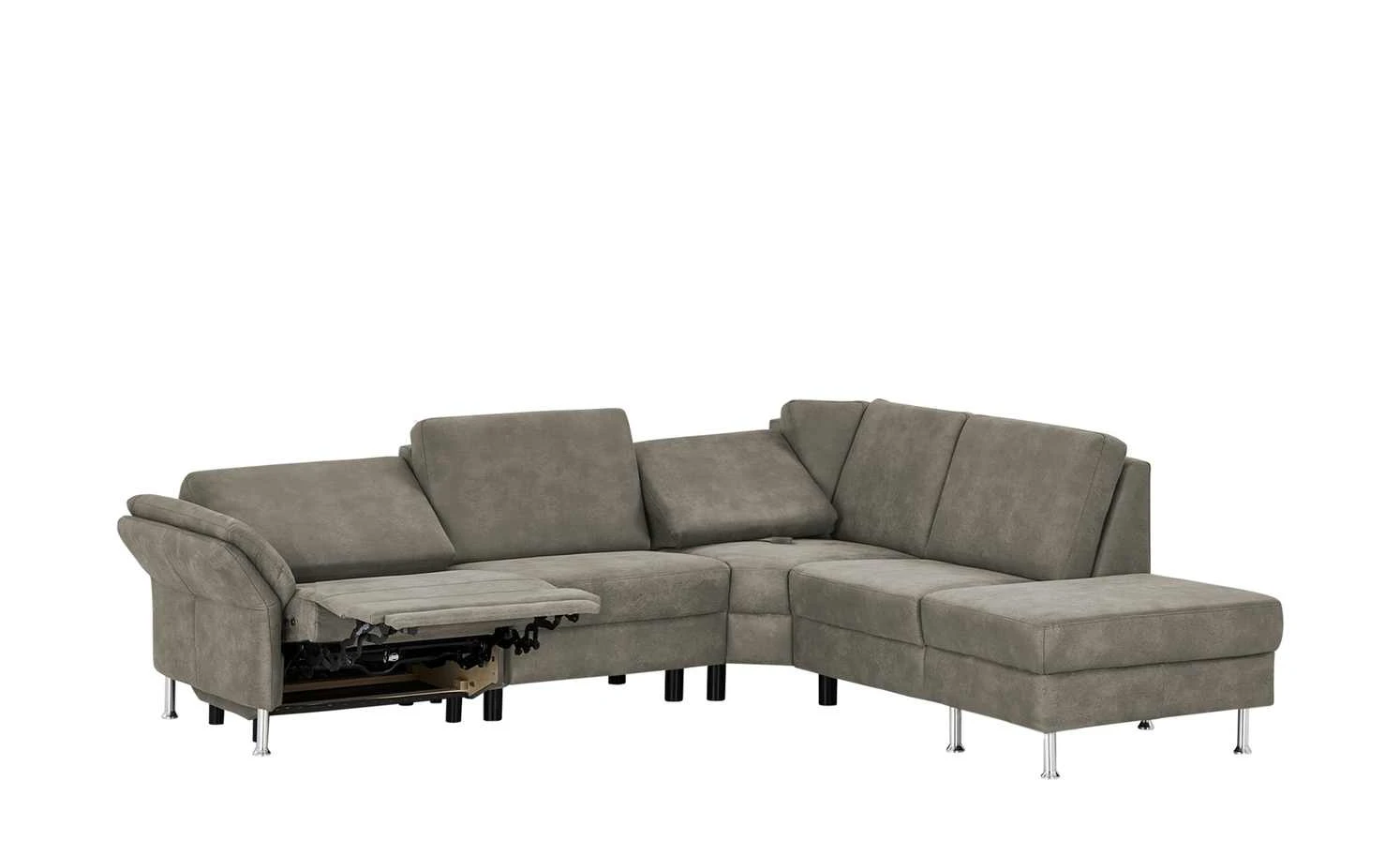 Diva Ecksofa Diva | Fels (Grau-Braun) rechts Erweiterte Funktion 12 Diva Ecksofa Diva | Fels (Grau-Braun) rechts Erweiterte Funktion – Bild 10
