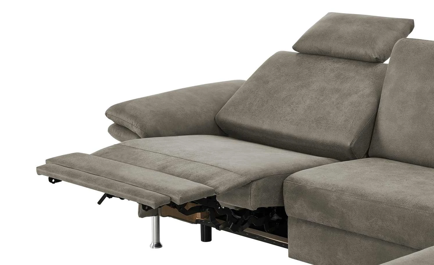 Diva Ecksofa Diva | Fels (Grau-Braun) rechts Erweiterte Funktion 8 Diva Ecksofa Diva | Fels (Grau-Braun) rechts Erweiterte Funktion – Bild 6