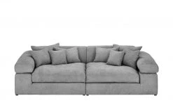 smart Big Sofa Lianea | Silbergrau Flachgewebe