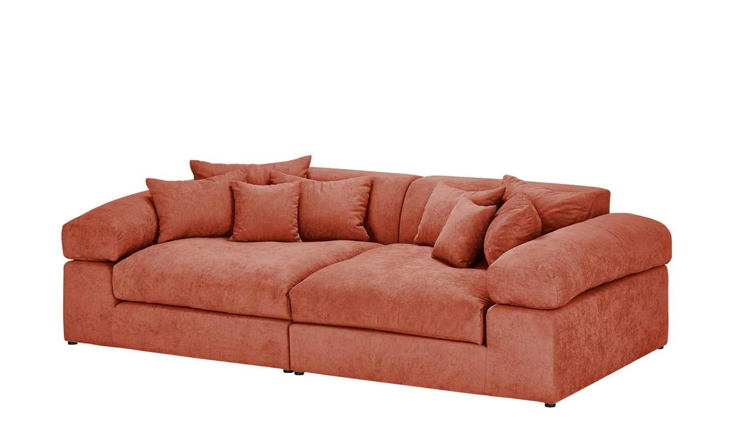 smart Big Sofa Lianea | Orange Flachgewebe 6 smart Big Sofa Lianea | Orange Flachgewebe – Bild 4