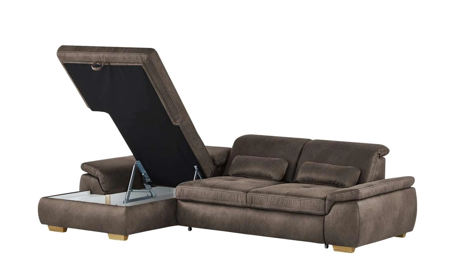 Ecksofa Kundry | Nougatbraun links Erweiterte Funktion 13 Ecksofa Kundry | Nougatbraun links Erweiterte Funktion – Bild 11