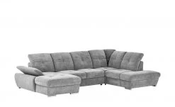 Wohnlandschaft mit Funktion Gladys | Melange (Grau) rechts -Sofas Verkaufsladen 23403082 21 202101282238