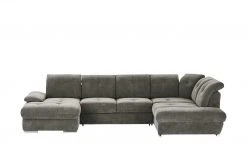 Wohnlandschaft mit Funktion Gladys | Dunkelgrau rechts