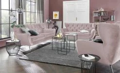 pop Sofa Caldara | Rosewood (Altrosa) 2 Chrom