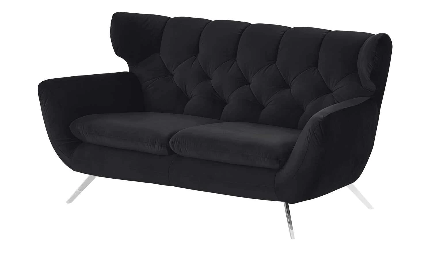 pop Sofa Caldara | Black (Schwarz) 2 Chrom 7 pop Sofa Caldara | Black (Schwarz) 2 Chrom – Bild 5