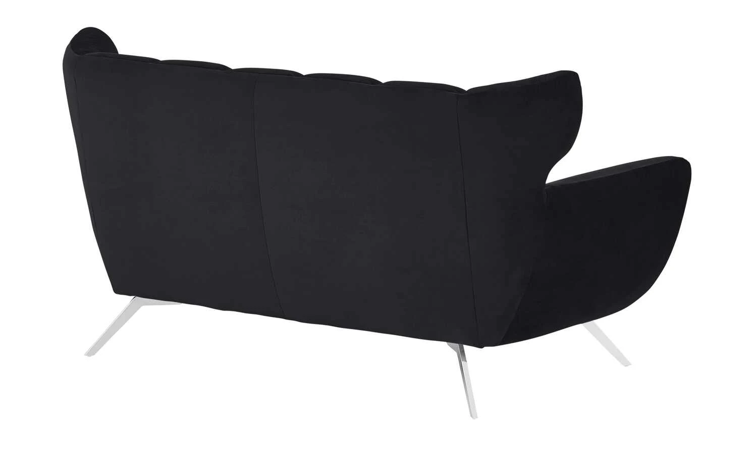 pop Sofa Caldara | Black (Schwarz) 2 Chrom 8 pop Sofa Caldara | Black (Schwarz) 2 Chrom – Bild 6