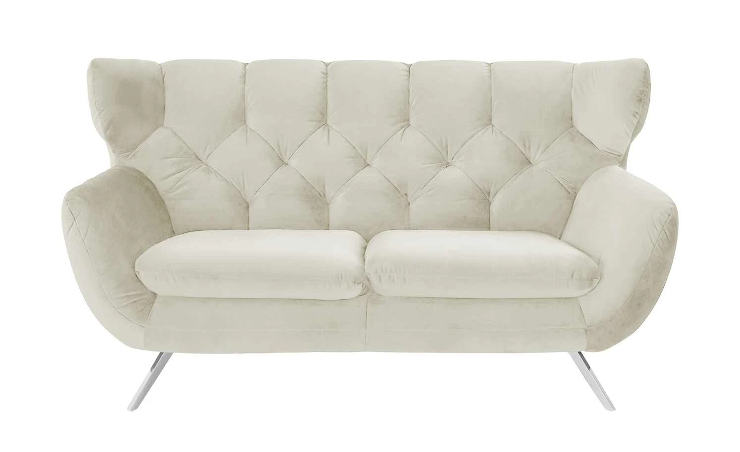 pop Sofa Caldara | Pearl (Creme) 2 Chrom 4 pop Sofa Caldara | Pearl (Creme) 2 Chrom – Bild 2