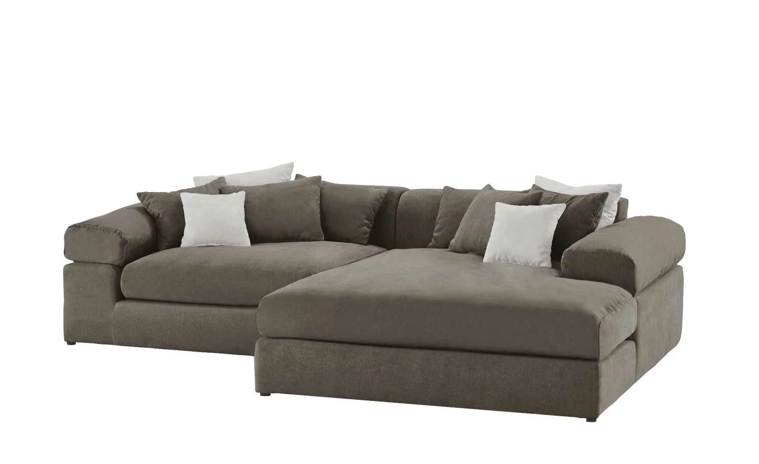 smart Ecksofa Lianea | Flachgewebe Schlamm / Silbergrau rechts 14 smart Ecksofa Lianea | Flachgewebe Schlamm / Silbergrau rechts – Bild 12