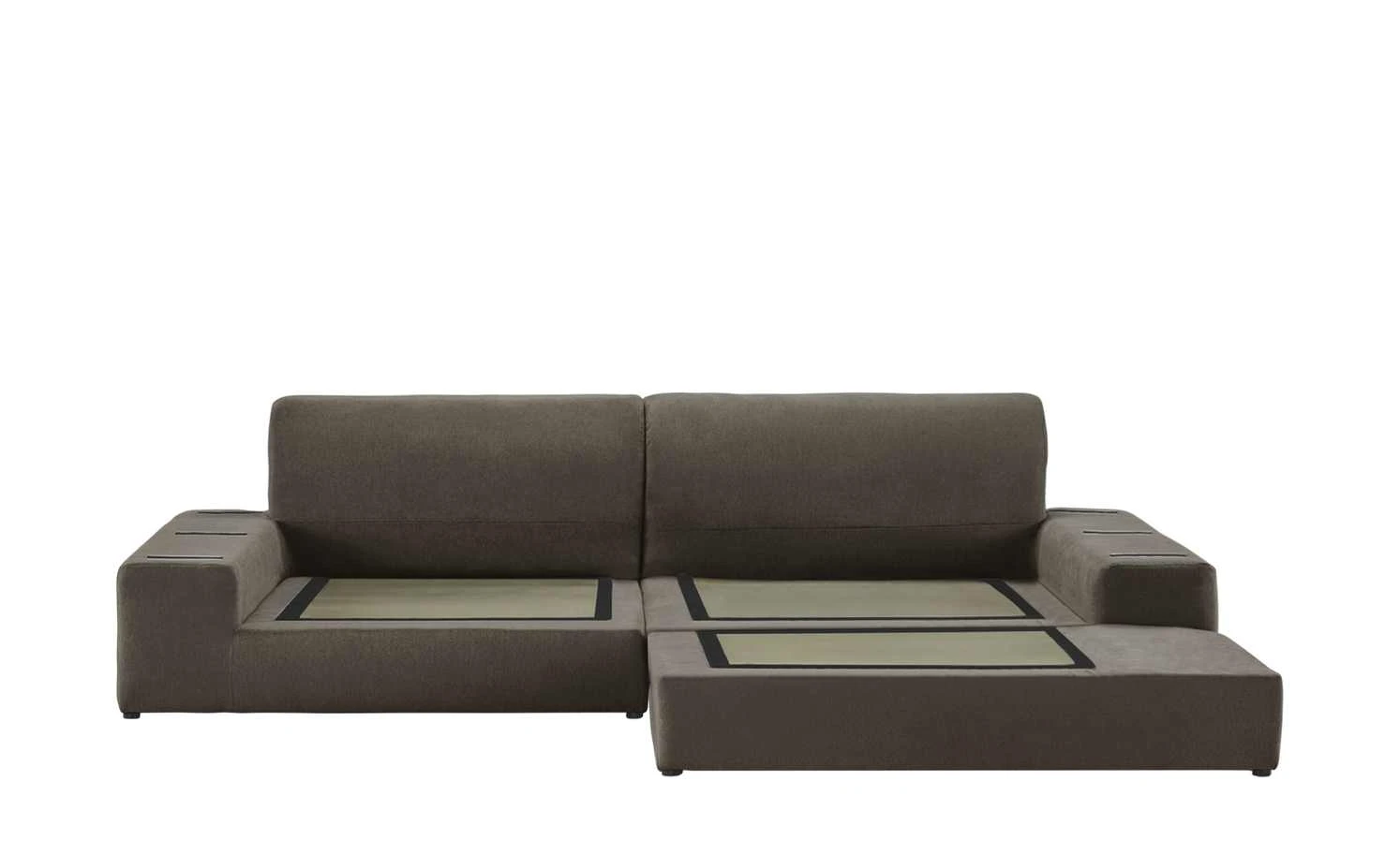smart Ecksofa Lianea | Flachgewebe Schlamm / Silbergrau rechts 8 smart Ecksofa Lianea | Flachgewebe Schlamm / Silbergrau rechts – Bild 6