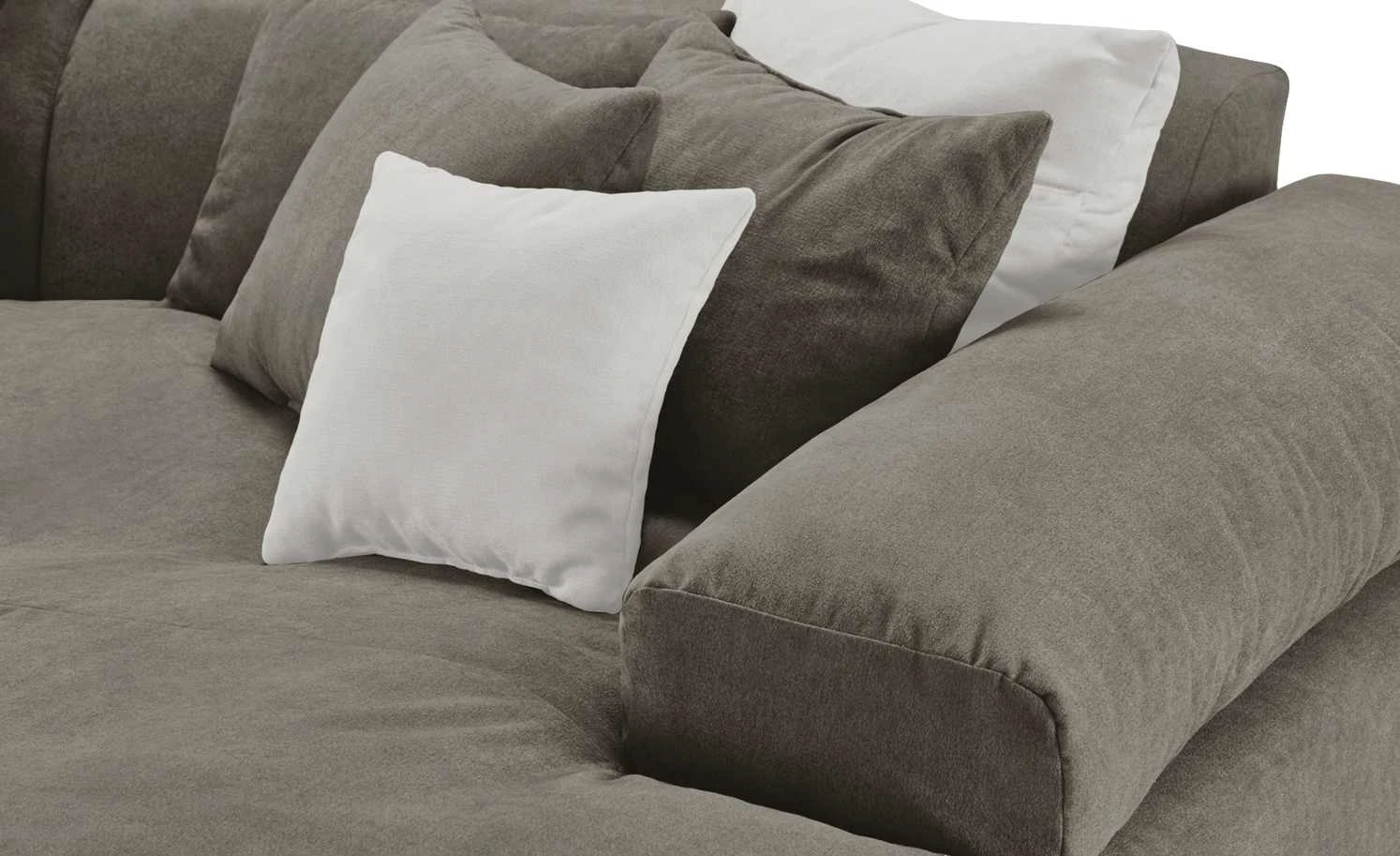 smart Ecksofa Lianea | Flachgewebe Schlamm / Silbergrau rechts 10 smart Ecksofa Lianea | Flachgewebe Schlamm / Silbergrau rechts – Bild 8