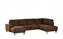 smart Wohnlandschaft Atara | Braun rechts Mikrofaser -Sofas Verkaufsladen 23404158 10 202209121235