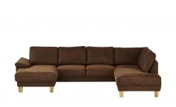 smart Wohnlandschaft Atara | Braun rechts Mikrofaser -Sofas Verkaufsladen 23404158 9 202209121235