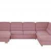 meinSofa Wohnlandschaft Marc | Rosarot rechts ohne