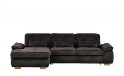 Ecksofa Kundry | Espressobraun links Grundfunktion