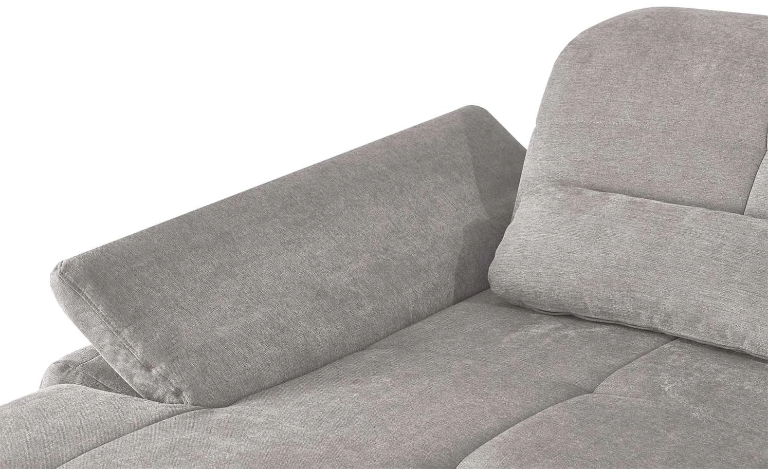 Wohnlandschaft mit Funktion Perry | Silbergrau rechts 8 Wohnlandschaft mit Funktion Perry | Silbergrau rechts – Bild 6