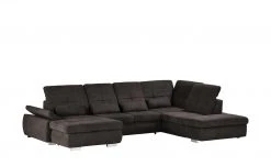 Wohnlandschaft mit Funktion Perry | Graubraun rechts -Sofas Verkaufsladen 23405372 12 201901242210