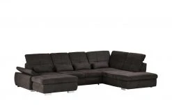 Wohnlandschaft mit Funktion Perry | Graubraun rechts -Sofas Verkaufsladen 23405372 13 201901242210