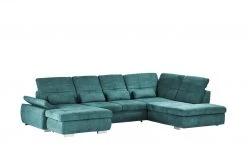 Wohnlandschaft mit Funktion Perry | Petrol rechts -Sofas Verkaufsladen 23405377 10 201901170916