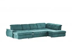 Wohnlandschaft mit Funktion Perry | Petrol rechts -Sofas Verkaufsladen 23405377 8 201901170916