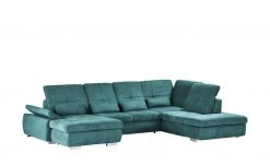 Wohnlandschaft mit Funktion Perry | Petrol rechts -Sofas Verkaufsladen 23405377 9 201901170916