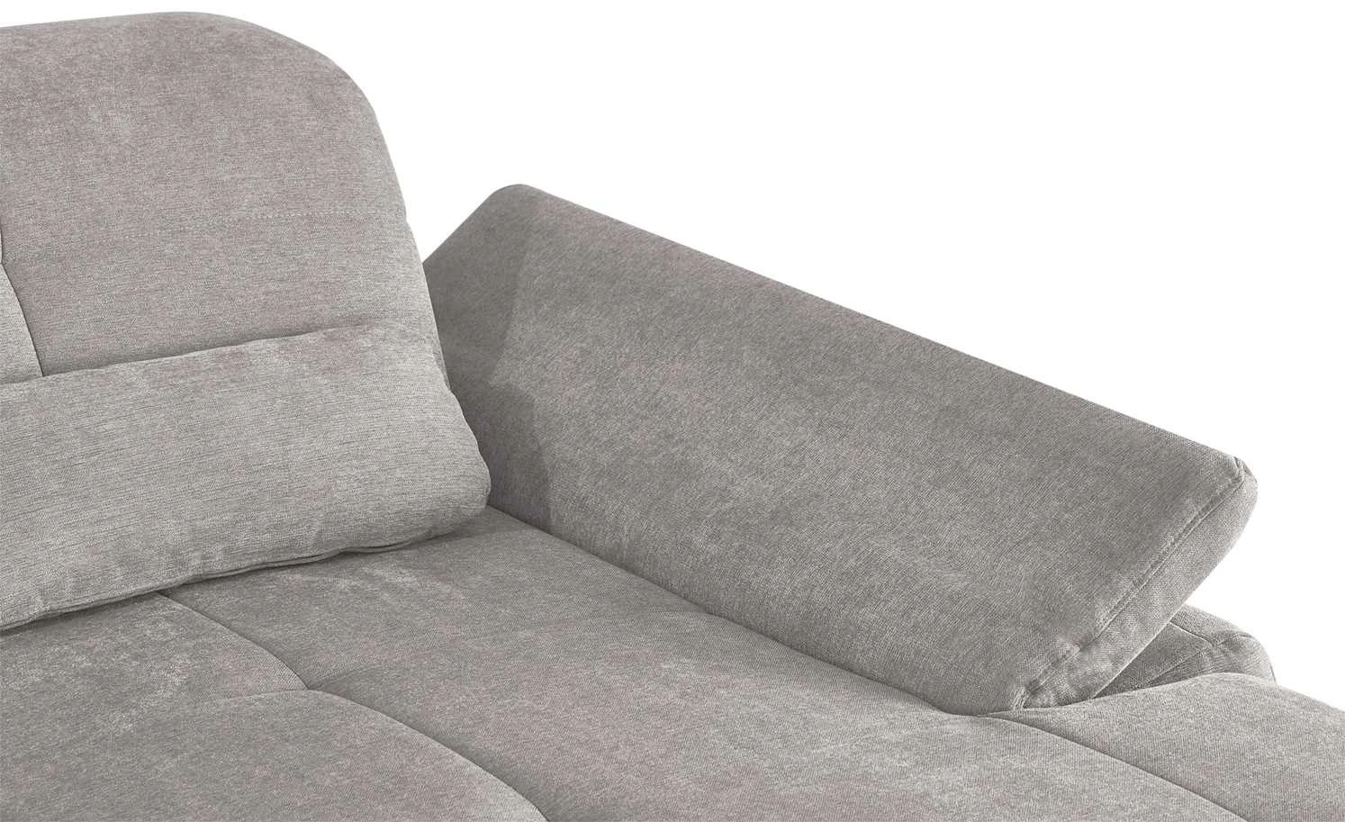 Wohnlandschaft mit Funktion Perry | Silbergrau links 11 Wohnlandschaft mit Funktion Perry | Silbergrau links – Bild 9