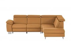 meinSofa Ecksofa Beata | Currygelb rechts ohne