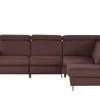 meinSofa Ecksofa Beata | Brombeer rechts ohne