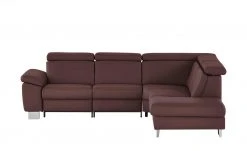 meinSofa Ecksofa Beata | Brombeer rechts ohne