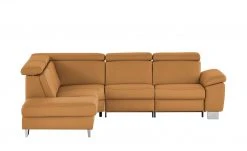 meinSofa Ecksofa Beata | Currygelb links ohne