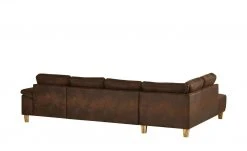 smart Wohnlandschaft Atara | Braun links Mikrofaser -Sofas Verkaufsladen 23408095 7 201903012211