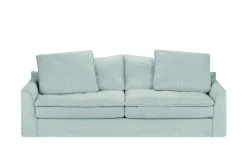 SOHO Sofa 3-sitzig Sarvika | Hellblau Webstoff 100% Polyester