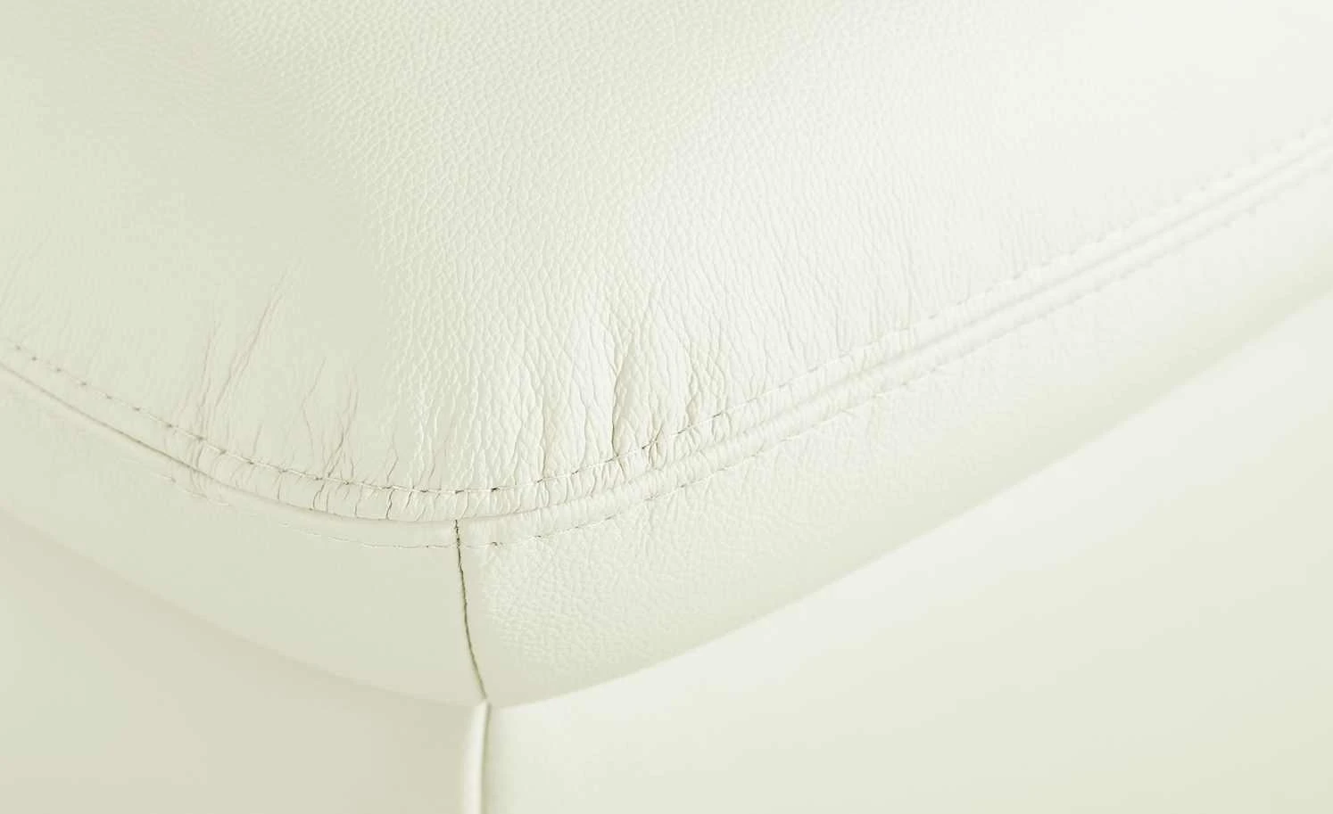 smart Ecksofa Finola | Weiß Leder rechts 5 smart Ecksofa Finola | Weiß Leder rechts – Bild 3