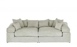 smart Big Sofa Lianea | Steingrau Cordstoff
