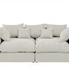 smart Big Sofa Lionore | Wollweiß Flachgewebe -Sofas Verkaufsladen 23408703 7 202104281234