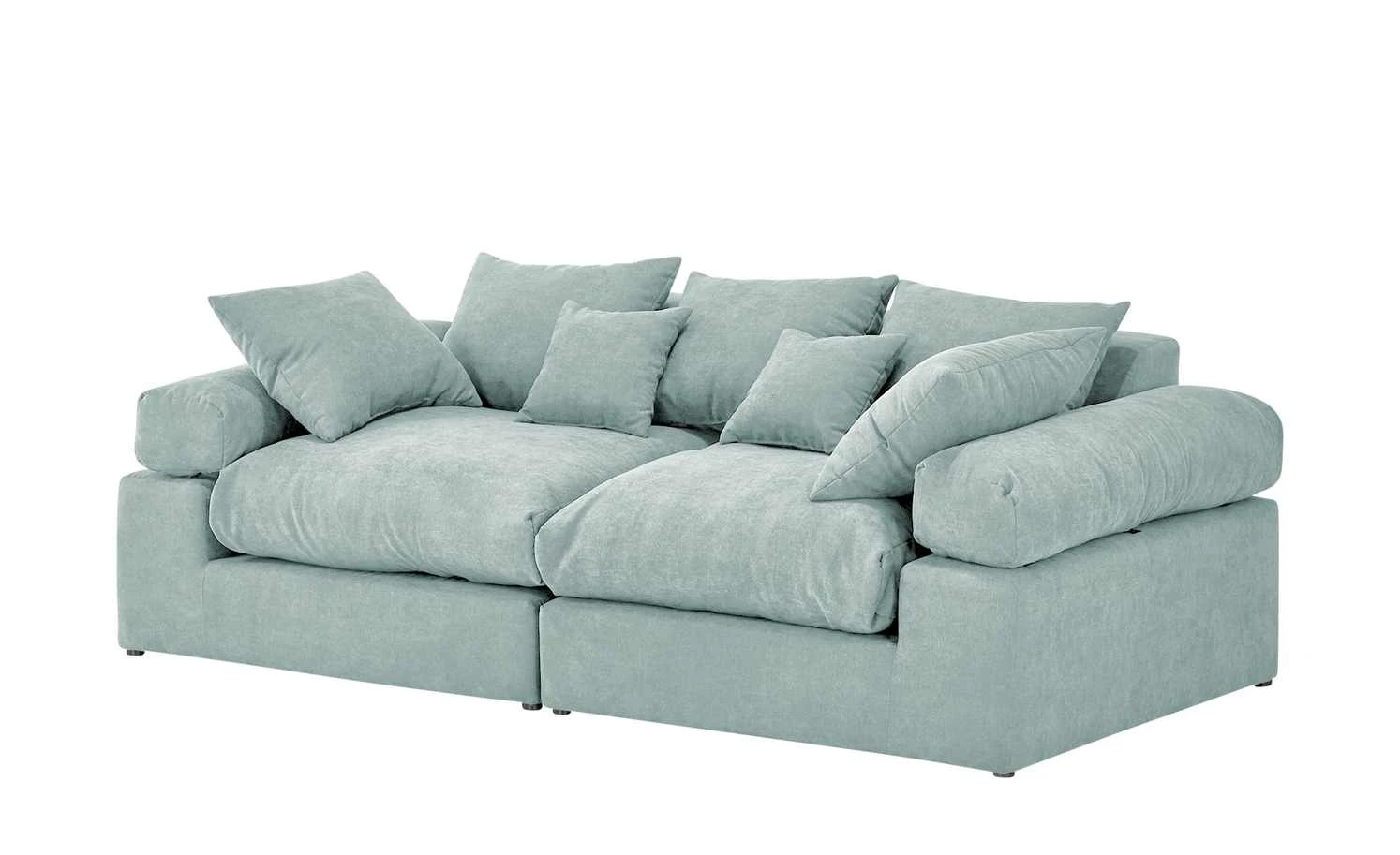 smart Big Sofa Lionore | Mintgrün Flachgewebe 5 smart Big Sofa Lionore | Mintgrün Flachgewebe – Bild 3